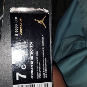 Retro Jordan 12 Desert Sands